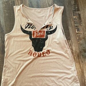 Not my first rodeo tank top